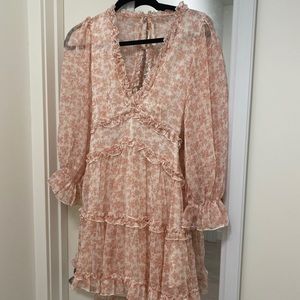 Beautiful V-neck floral dress